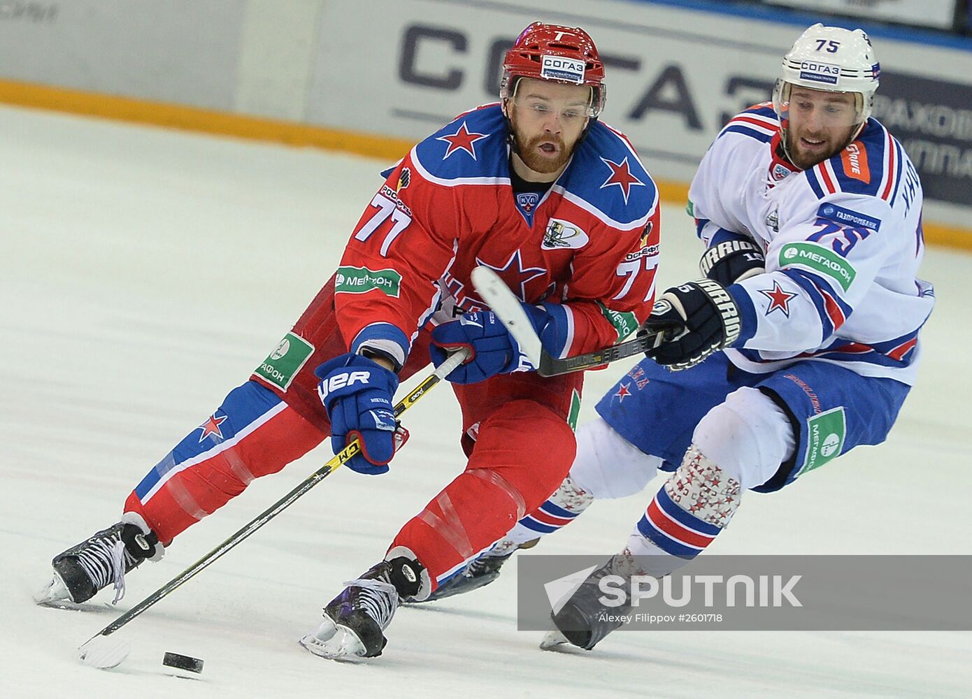 Hockey. KHL. CSKA vs SKA