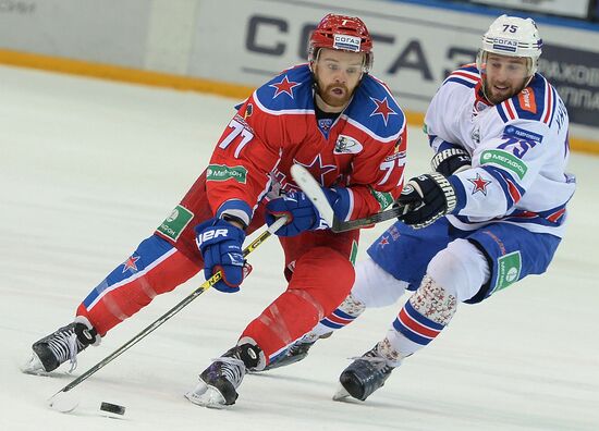 Hockey. KHL. CSKA vs SKA