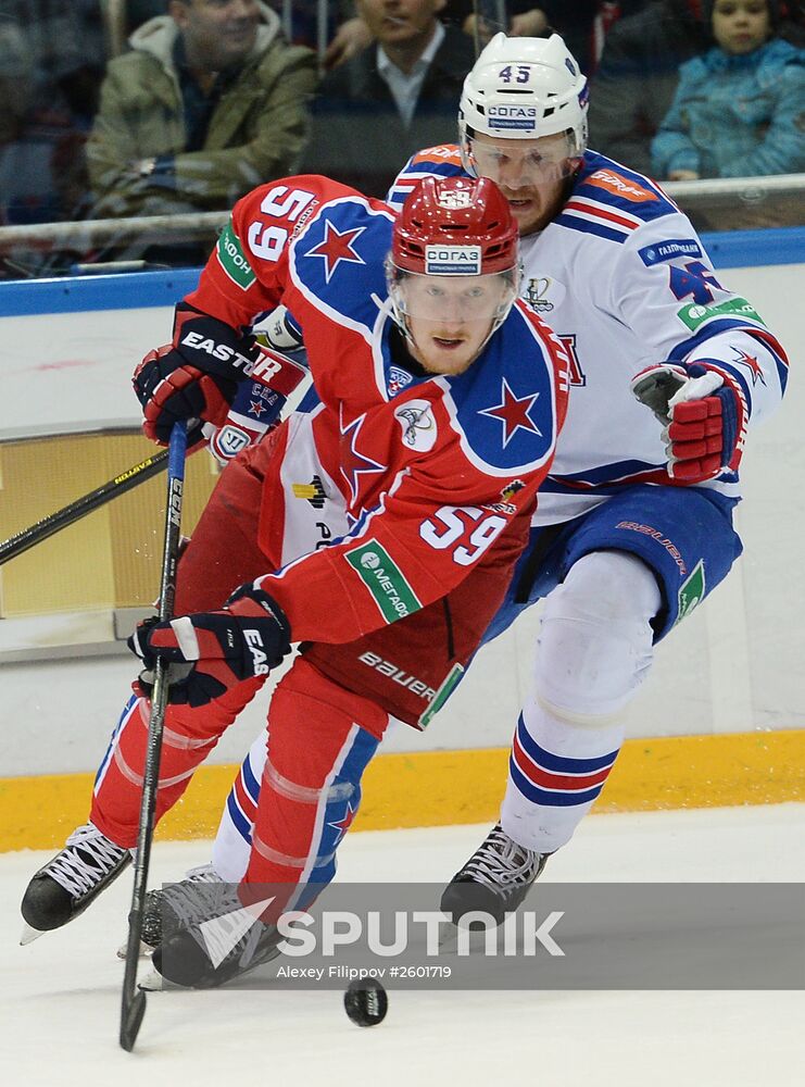 Hockey. KHL. CSKA vs SKA