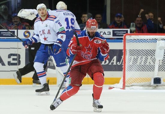 Hockey. KHL. CSKA vs SKA