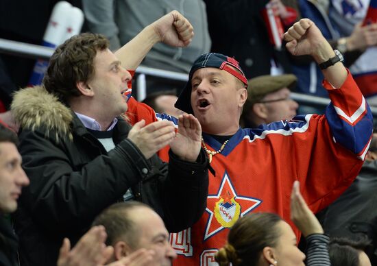 Hockey. KHL. CSKA vs SKA