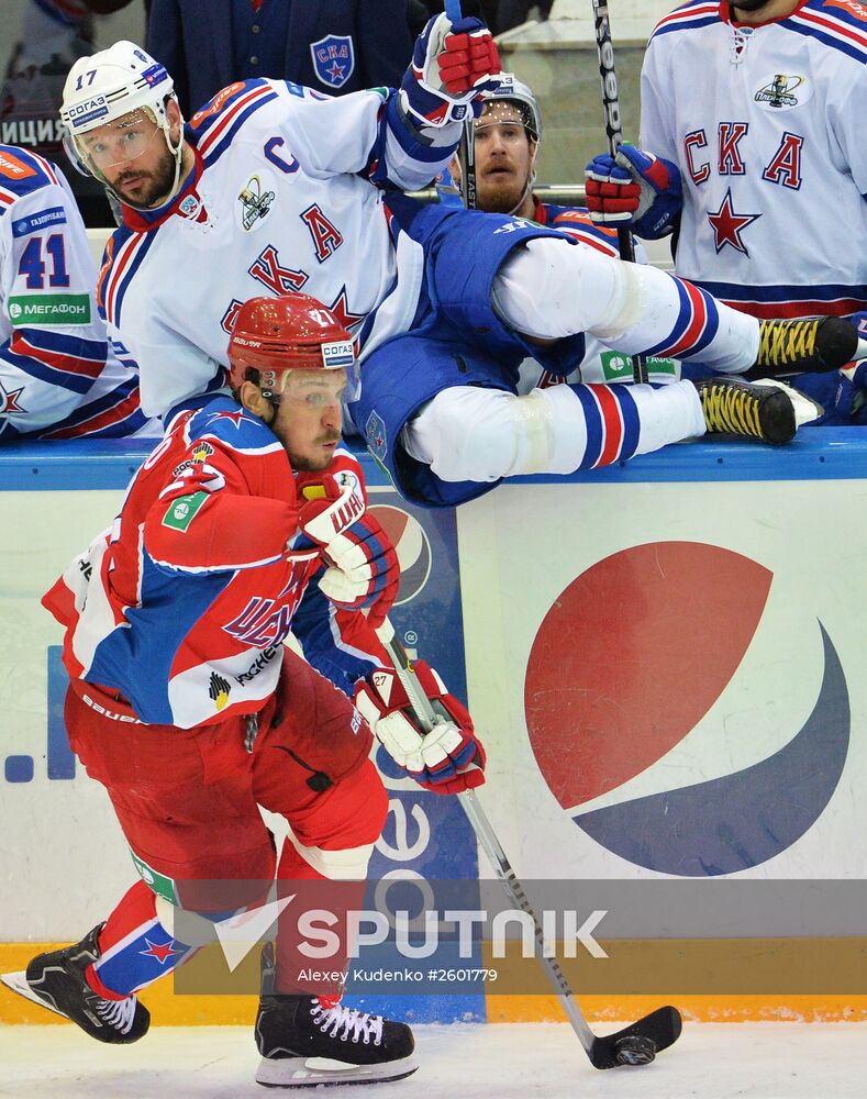 Hockey. KHL. CSKA vs SKA