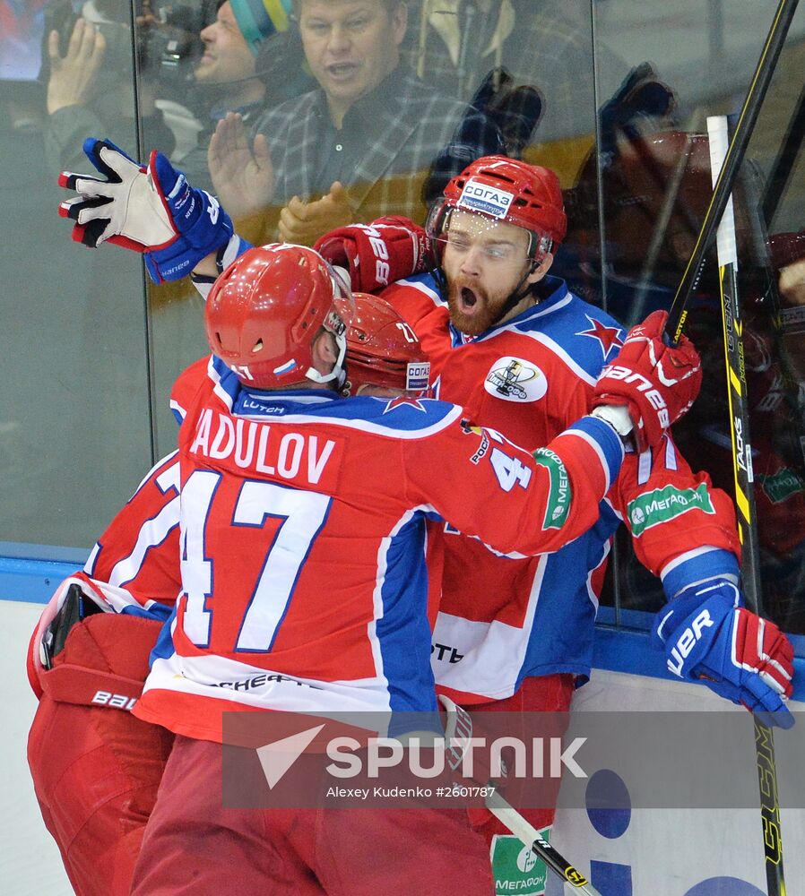 Hockey. KHL. CSKA vs SKA