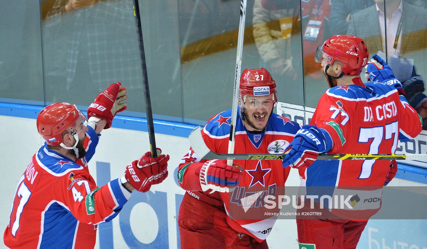 Hockey. KHL. CSKA vs SKA