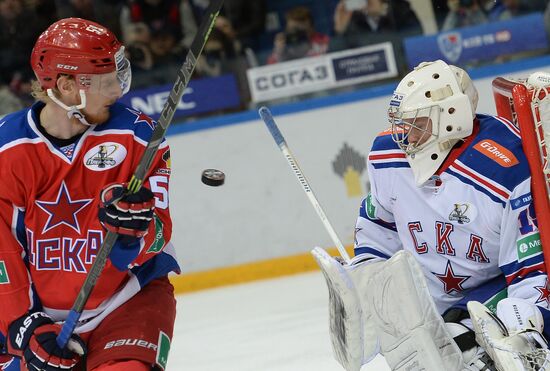 Hockey. KHL. CSKA vs SKA