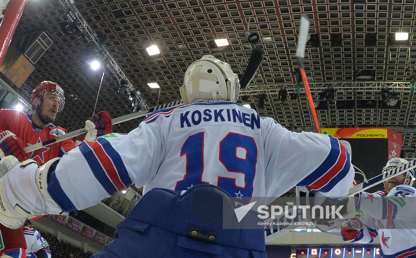 Hockey. KHL. CSKA vs SKA