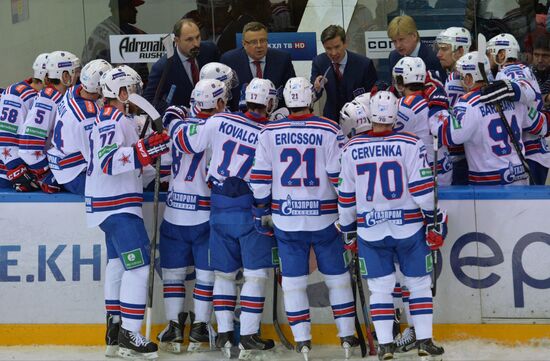 Hockey. KHL. CSKA vs SKA