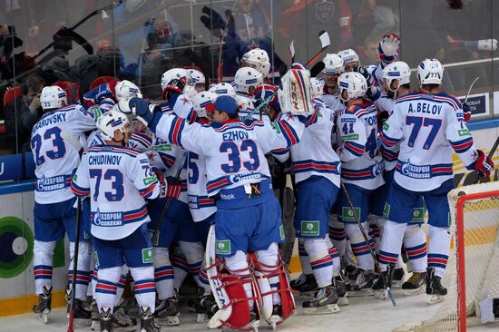 Hockey. KHL. CSKA vs SKA