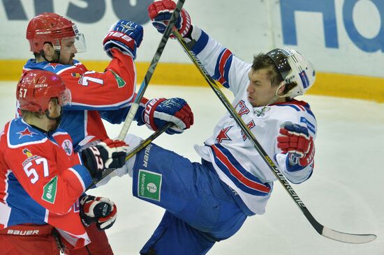 Hockey. KHL. CSKA vs SKA