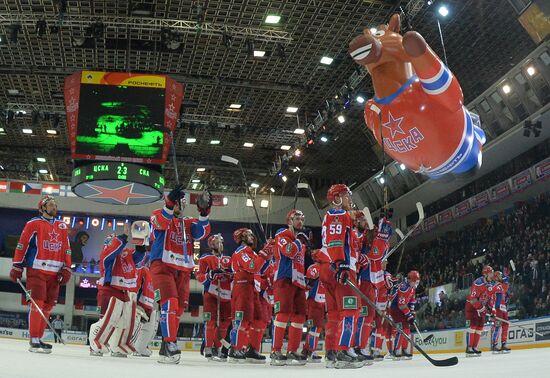 Hockey. KHL. CSKA vs SKA