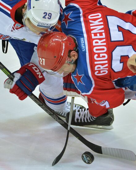 Hockey. KHL. CSKA vs SKA