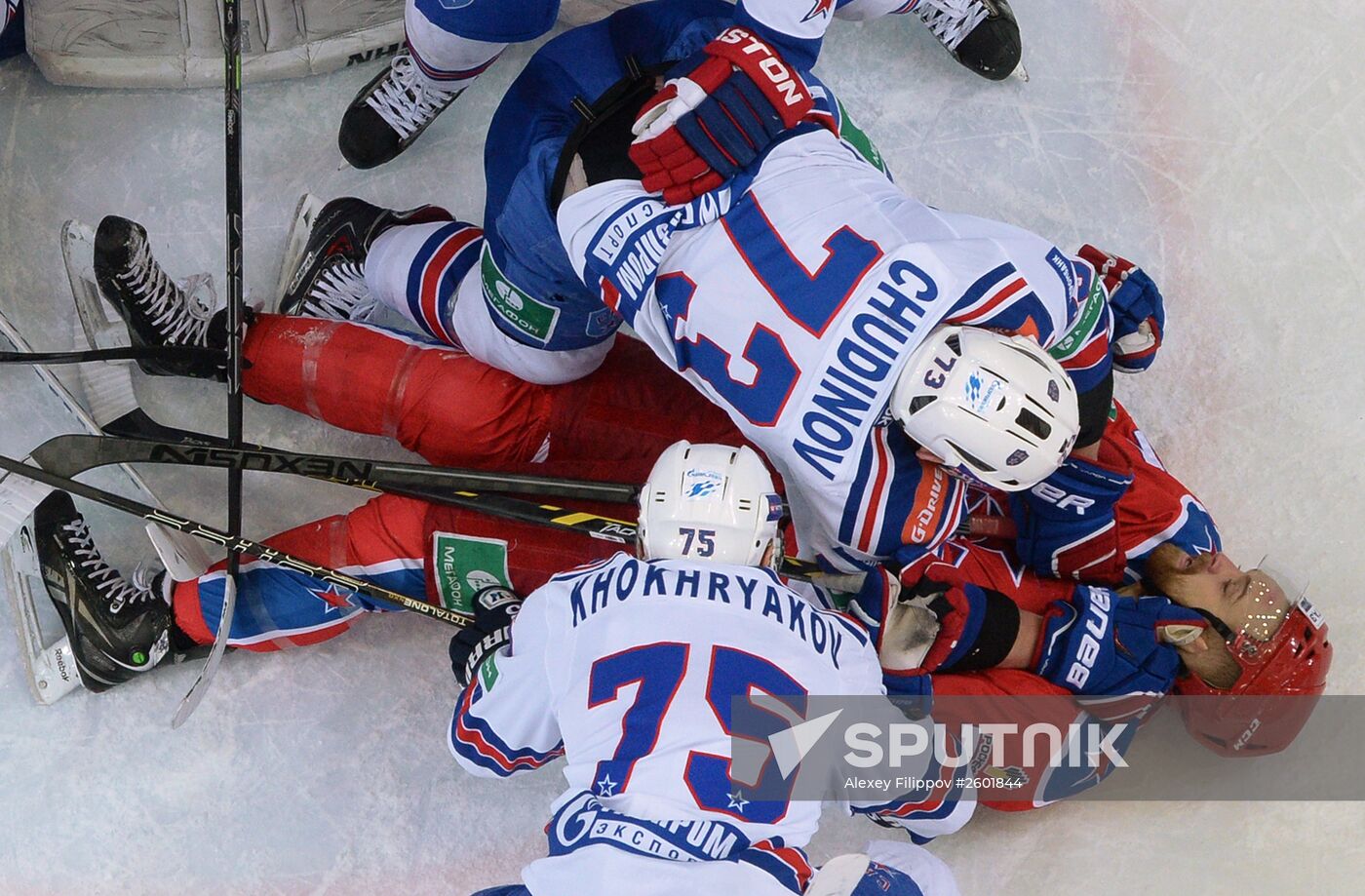 Hockey. KHL. CSKA vs SKA