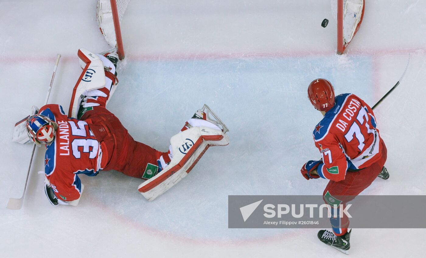 Hockey. KHL. CSKA vs SKA