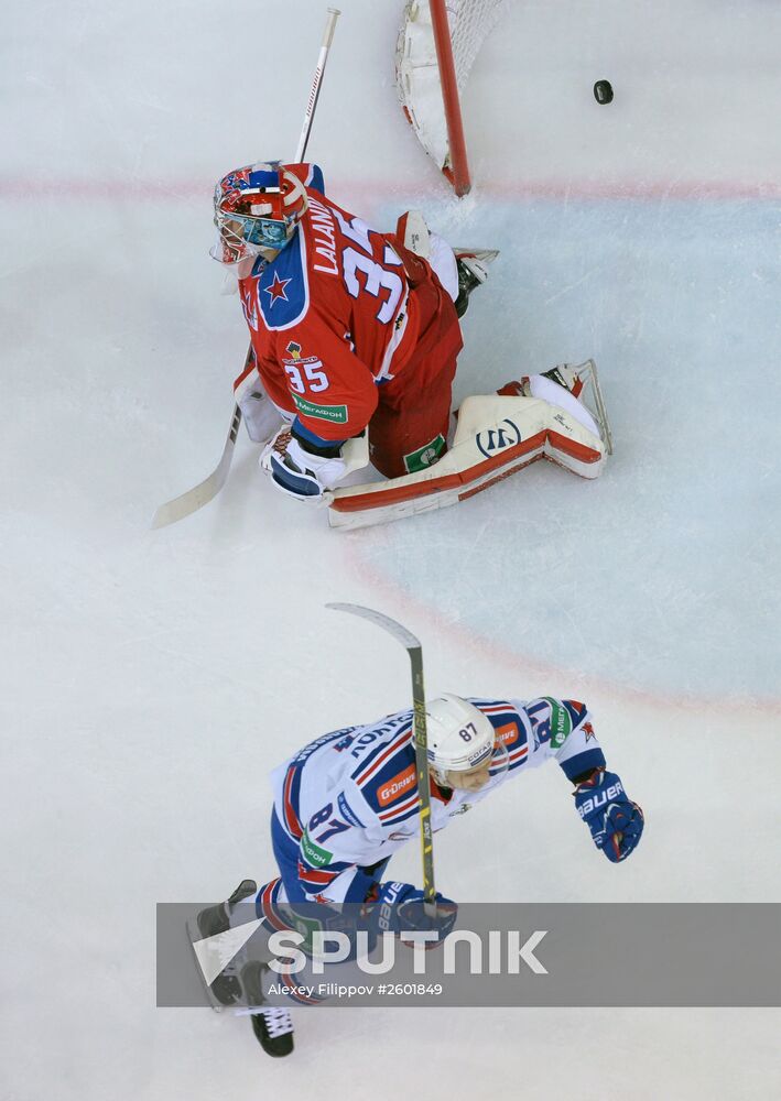 Hockey. KHL. CSKA vs SKA