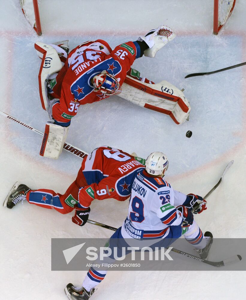 Hockey. KHL. CSKA vs SKA