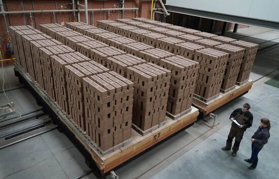 Brick production plant in Kaliningrad Region