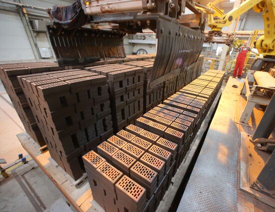 Brick production plant in Kaliningrad Region