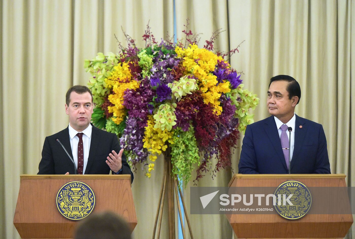 Prime Minister Dmitry Medvedev's official visit to Thailand