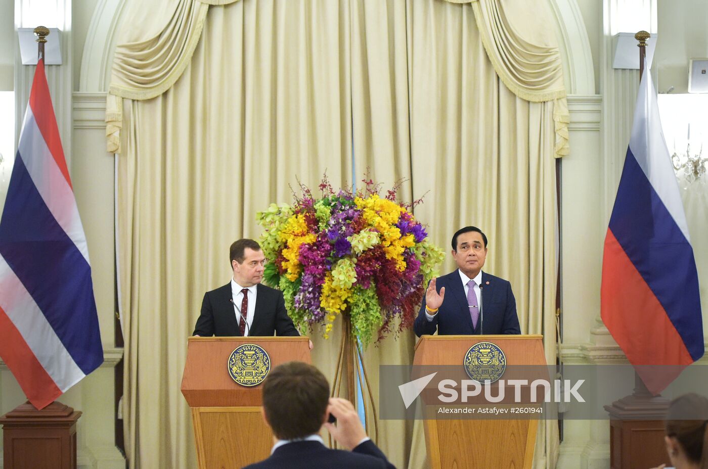 Prime Minister Dmitry Medvedev's official visit to Thailand