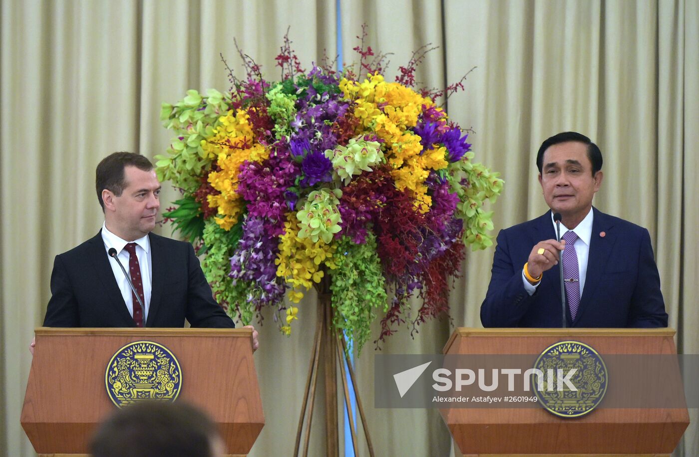 Prime Minister Dmitry Medvedev's official visit to Thailand