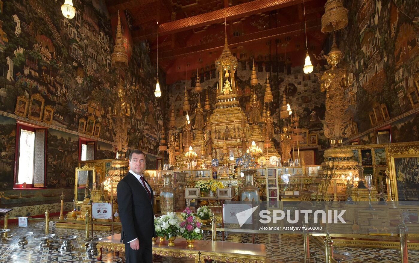 Prime Minister Dmitry Medvedev's official visit to Thailand
