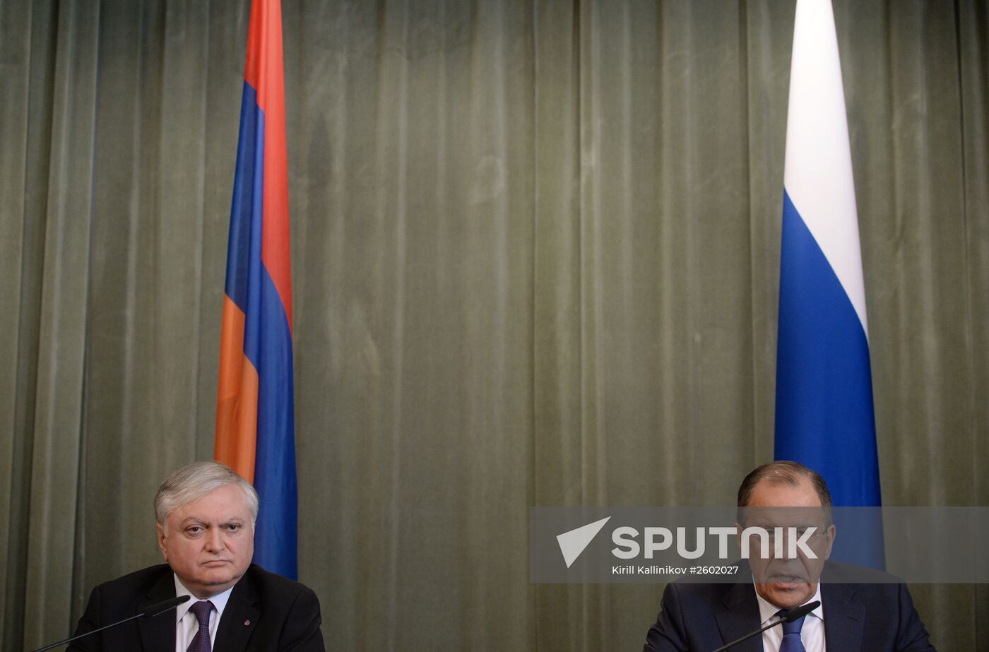 Meeting of Russian and Armenian foreign ministers