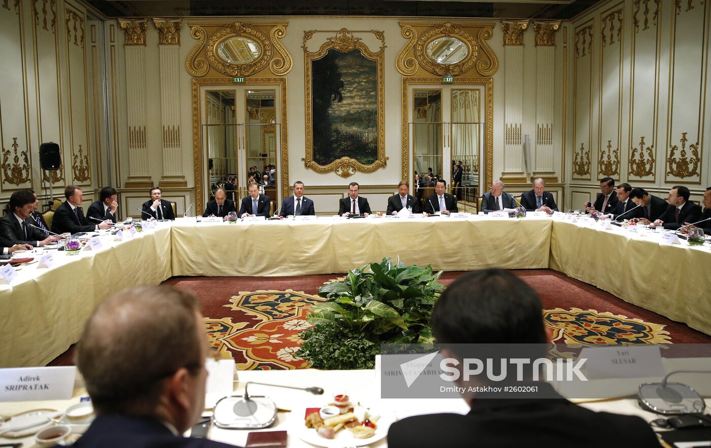 Prime Minister Dmitry Medvedev's official visit to Thailand