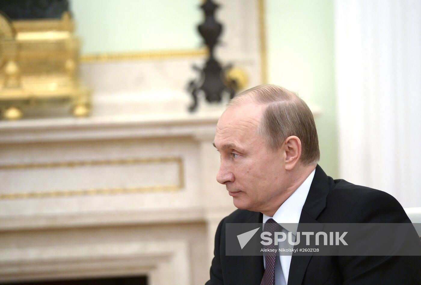 President Vladimir Putin meets with Prime Minister of Greece Alexis Tsipras
