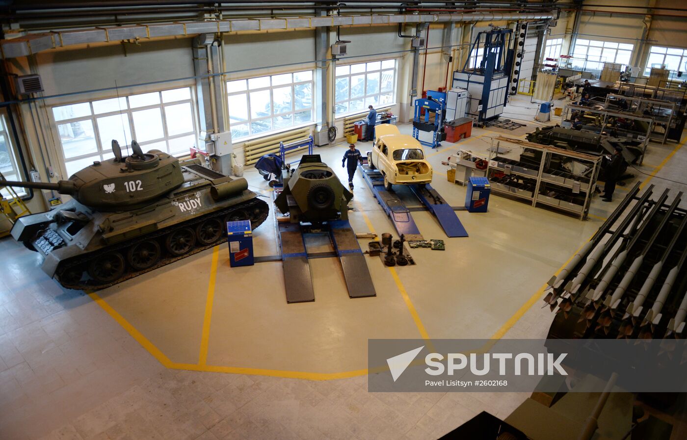 "The Military Glory of Urals" museum of military equipment in Sverdlovsk Region