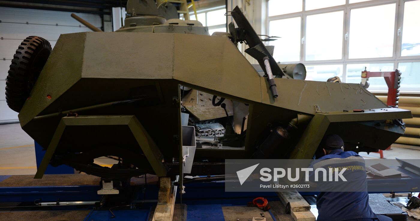"The Military Glory of Urals" museum of military equipment in Sverdlovsk Region