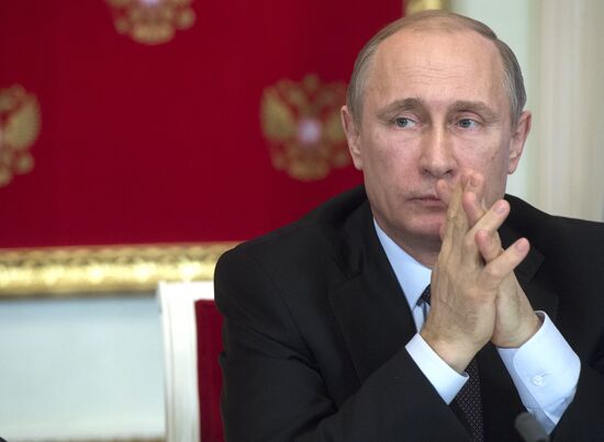 Vladimir Putin meets with Greek Prime Minister Alexis Tsipras