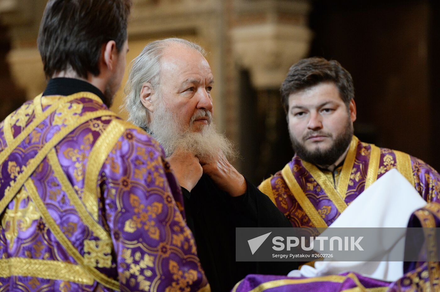 Patriarchal service conducted on Holy Thursday in Cathedral of Christ the Savior