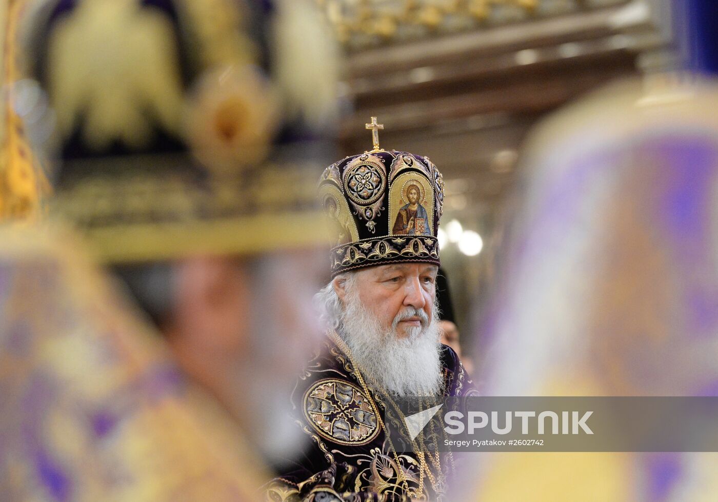 Patriarchal service conducted on Holy Thursday in Cathedral of Christ the Savior