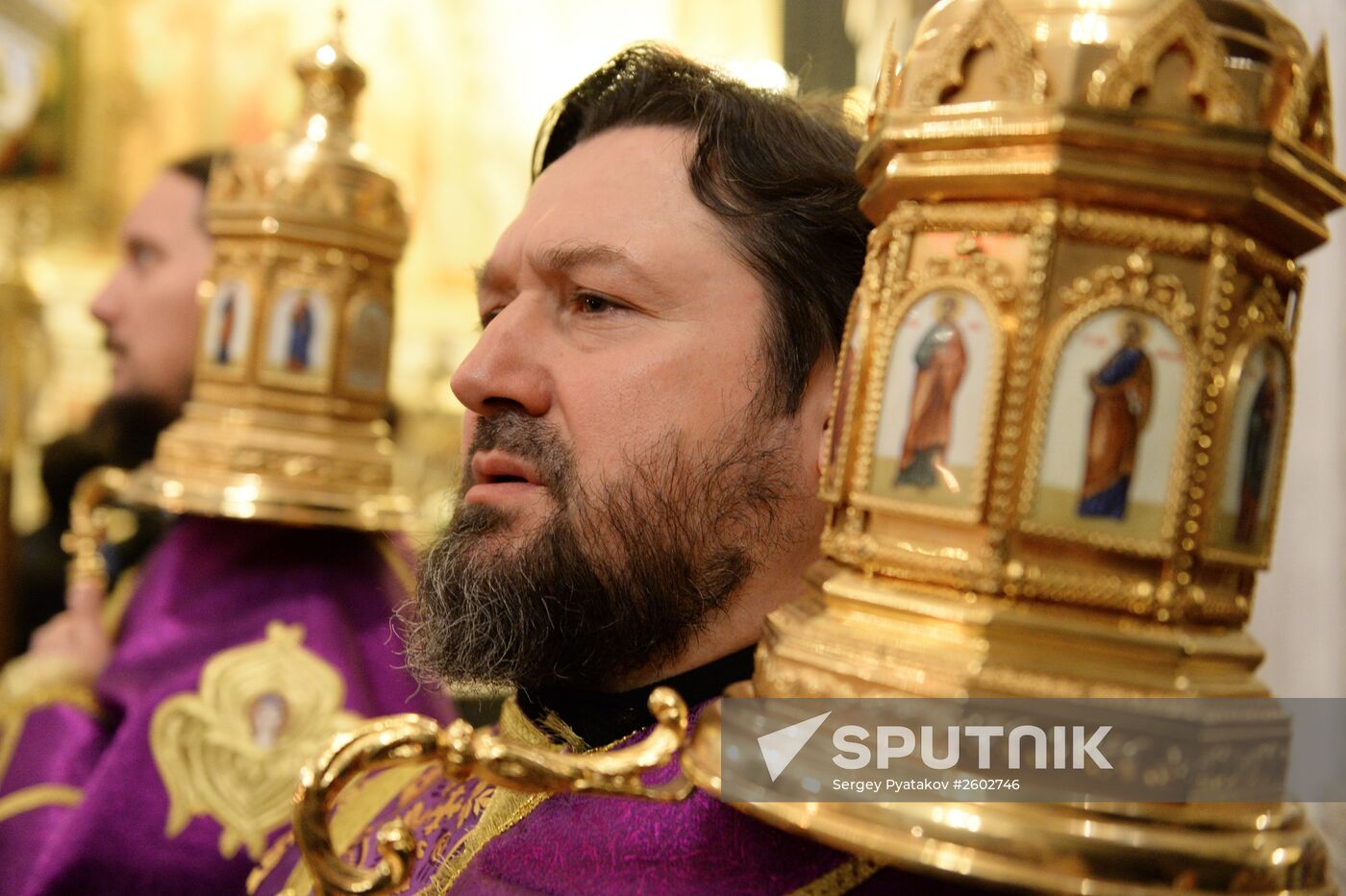 Patriarchal service conducted on Holy Thursday in Cathedral of Christ the Savior