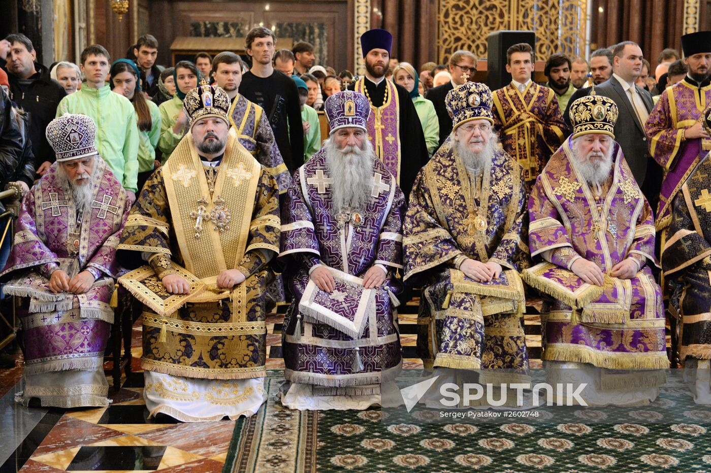 Patriarchal service conducted on Holy Thursday in Cathedral of Christ the Savior
