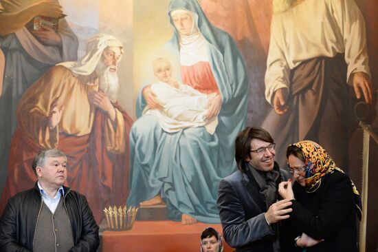 Patriarchal service conducted on Holy Thursday in Cathedral of Christ the Savior