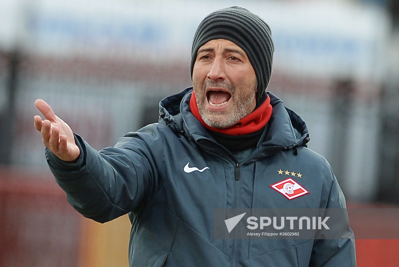 Football. Russian Premiere League. Arsenal vs. Spartak
