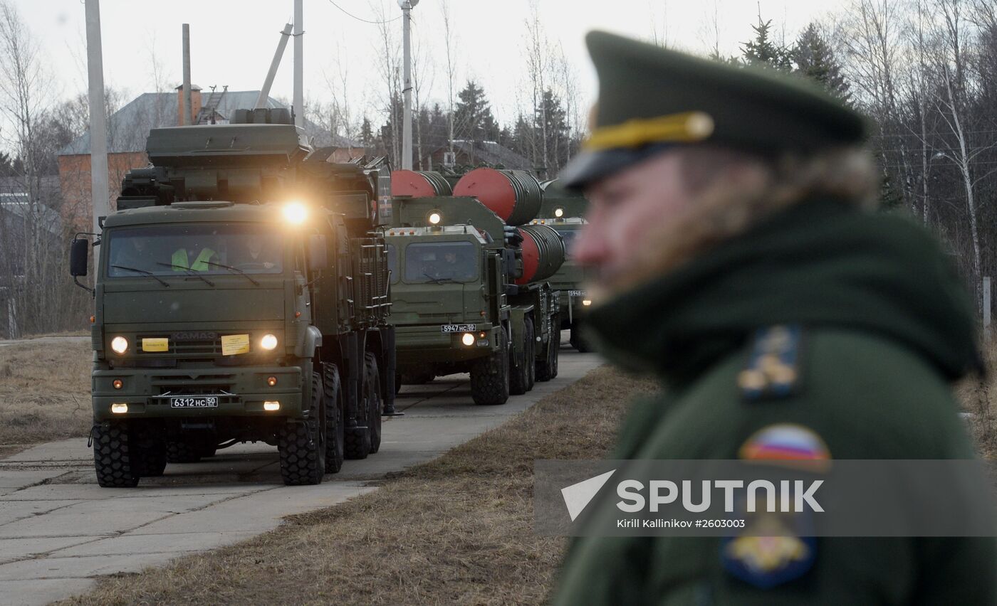 Defense Ministry's antiaircraft missile battalions on combat alert duty