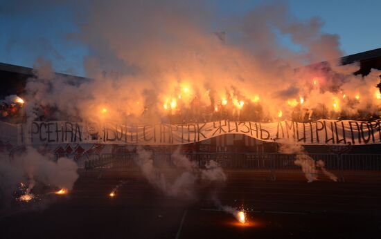 Football. Russian Premiere League. Arsenal vs. Spartak