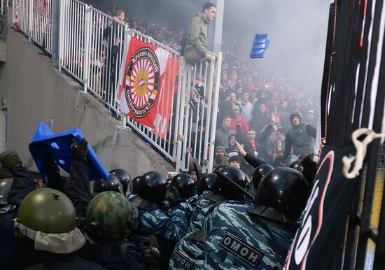 Football. Russian Premiere League. Arsenal vs. Spartak