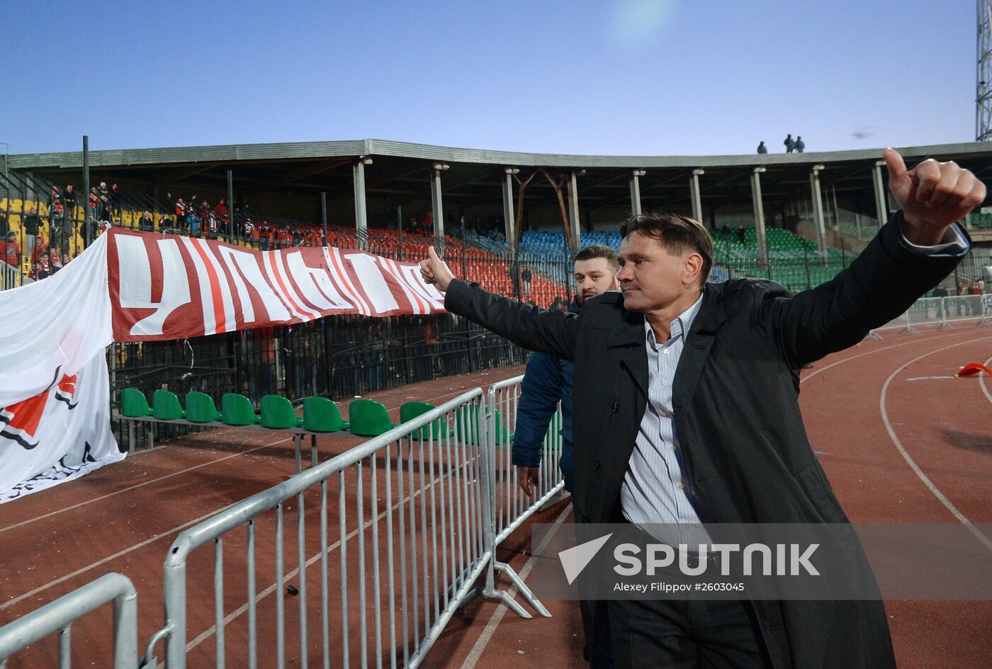 Football. Russian Premiere League. Arsenal vs. Spartak