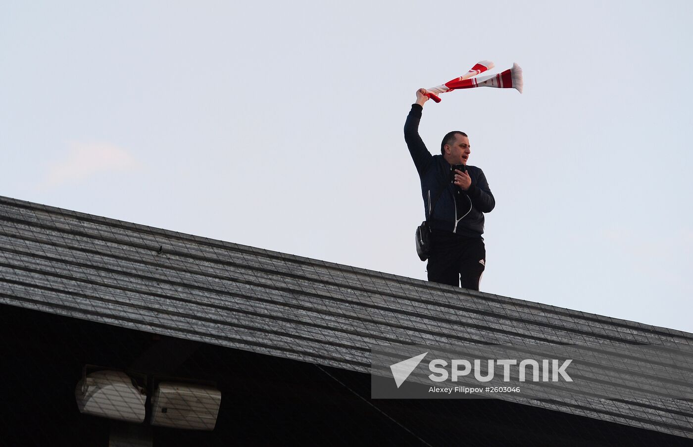 Football. Russian Premiere League. Arsenal vs. Spartak