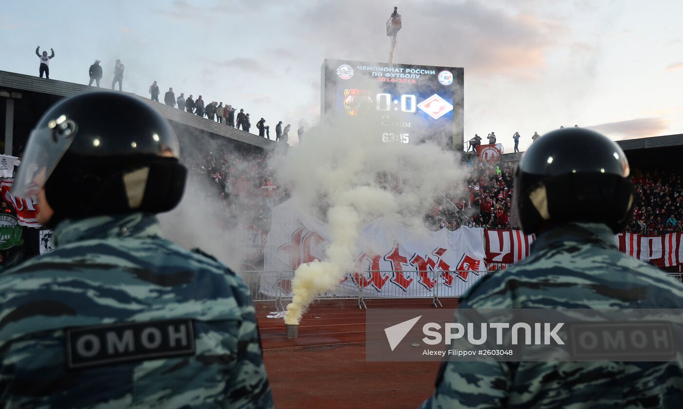 Football. Russian Premiere League. Arsenal vs. Spartak