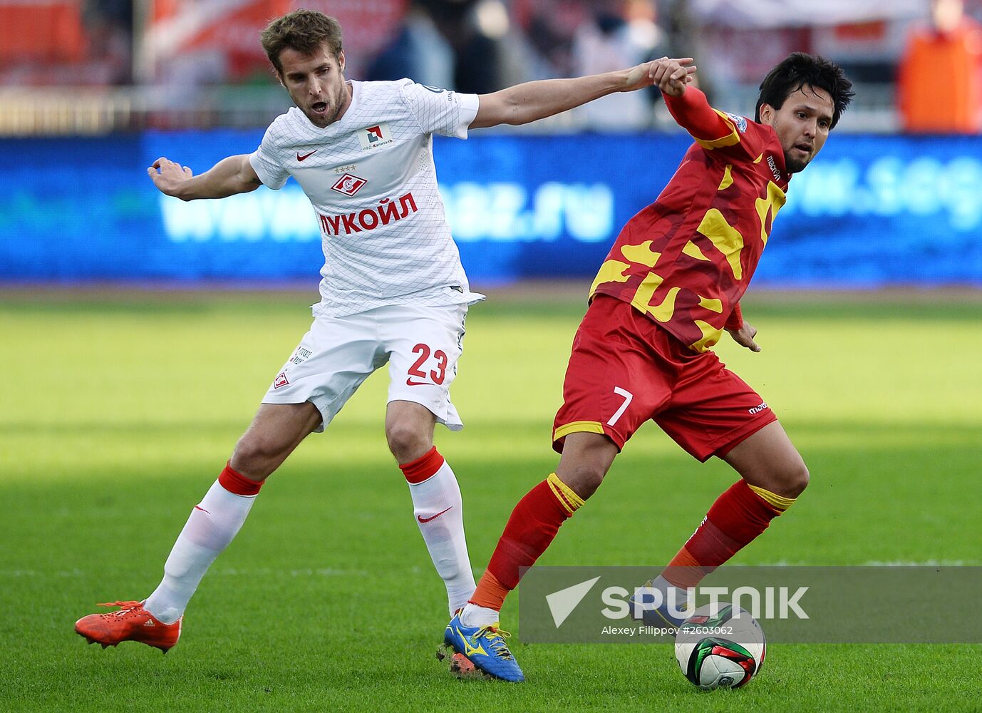 Football. Russian Premiere League. Arsenal vs. Spartak