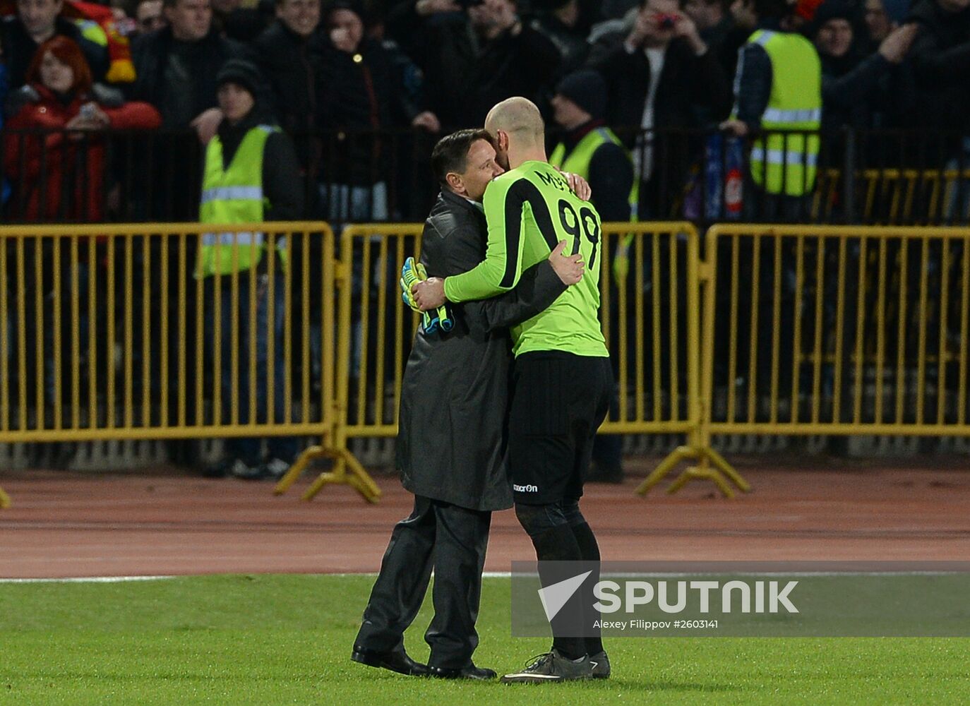 Football. Russian Premiere League. Arsenal vs. Spartak