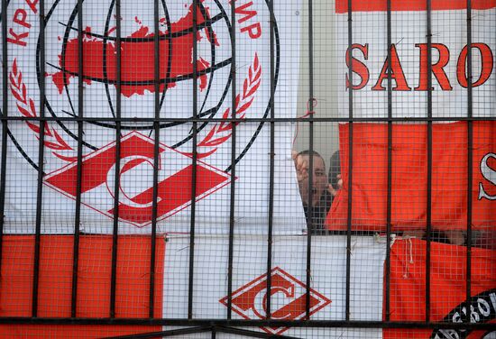 Football. Russian Premiere League. Arsenal vs. Spartak