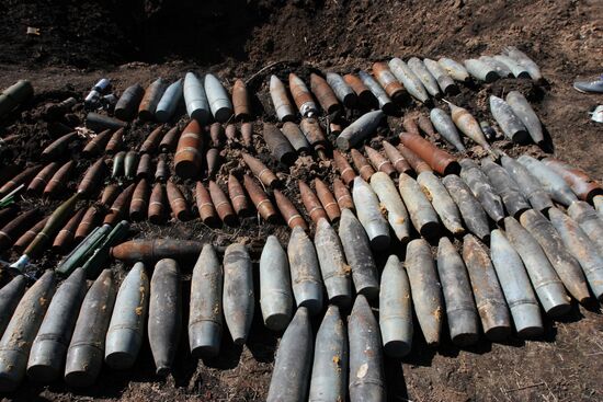 Unexploded munitions deactivated in Donetsk People's Republic