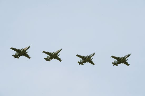 Air force units hold drill in Krasnodar Territory