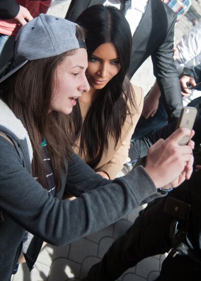 US actress Kim Kardashian attends memorial events on centenary of Armenian genocide