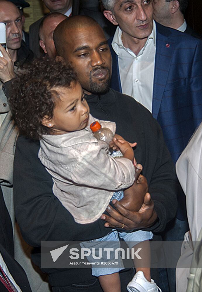 US actress Kim Kardashian attends memorial events on centenary of Armenian genocide